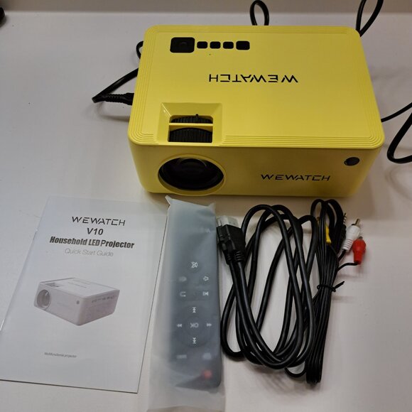 WiFi Video Projector, WEWATCH V10 Wireless Portable Movie Projector - Picture 4 of 5